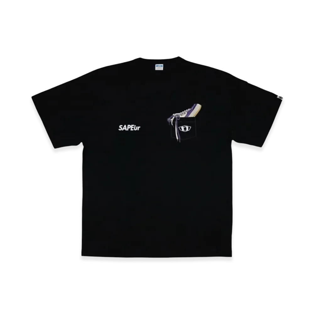 SAPEur x northwave Pocket S/S Tee "Purple/Black"