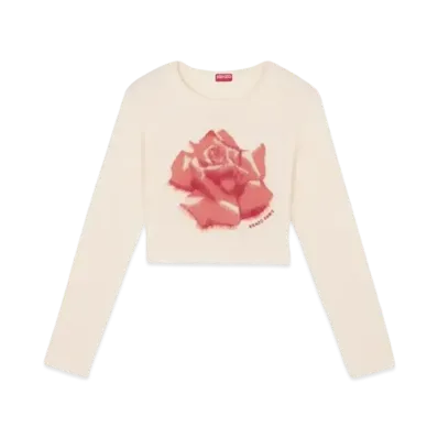 KENZO 'ROSE' Jumper "Off White"