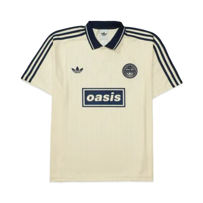 adidas x Oasis Tour Jacquard Jersey "Cream White/Night Indigo"