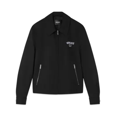 Versace Medusa Gallery Wool Blouson Jacket "Black"