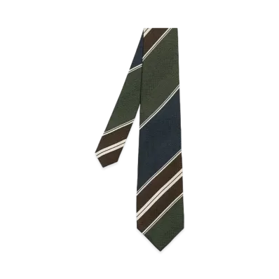 Paul Smith Contrast Regimental Tie "AthreC"