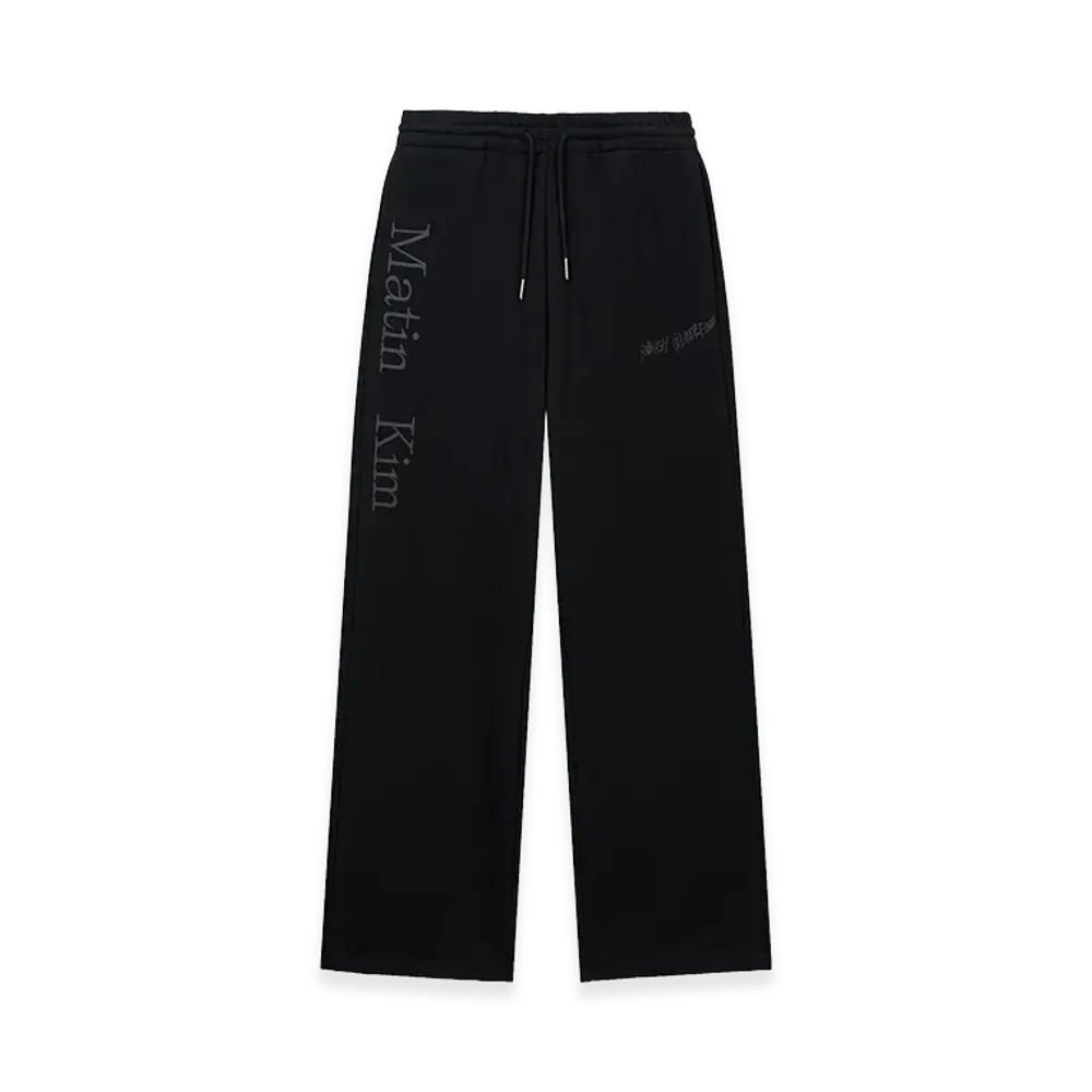 Matin Kim Women's Essential Logo Sweatpants "Black"