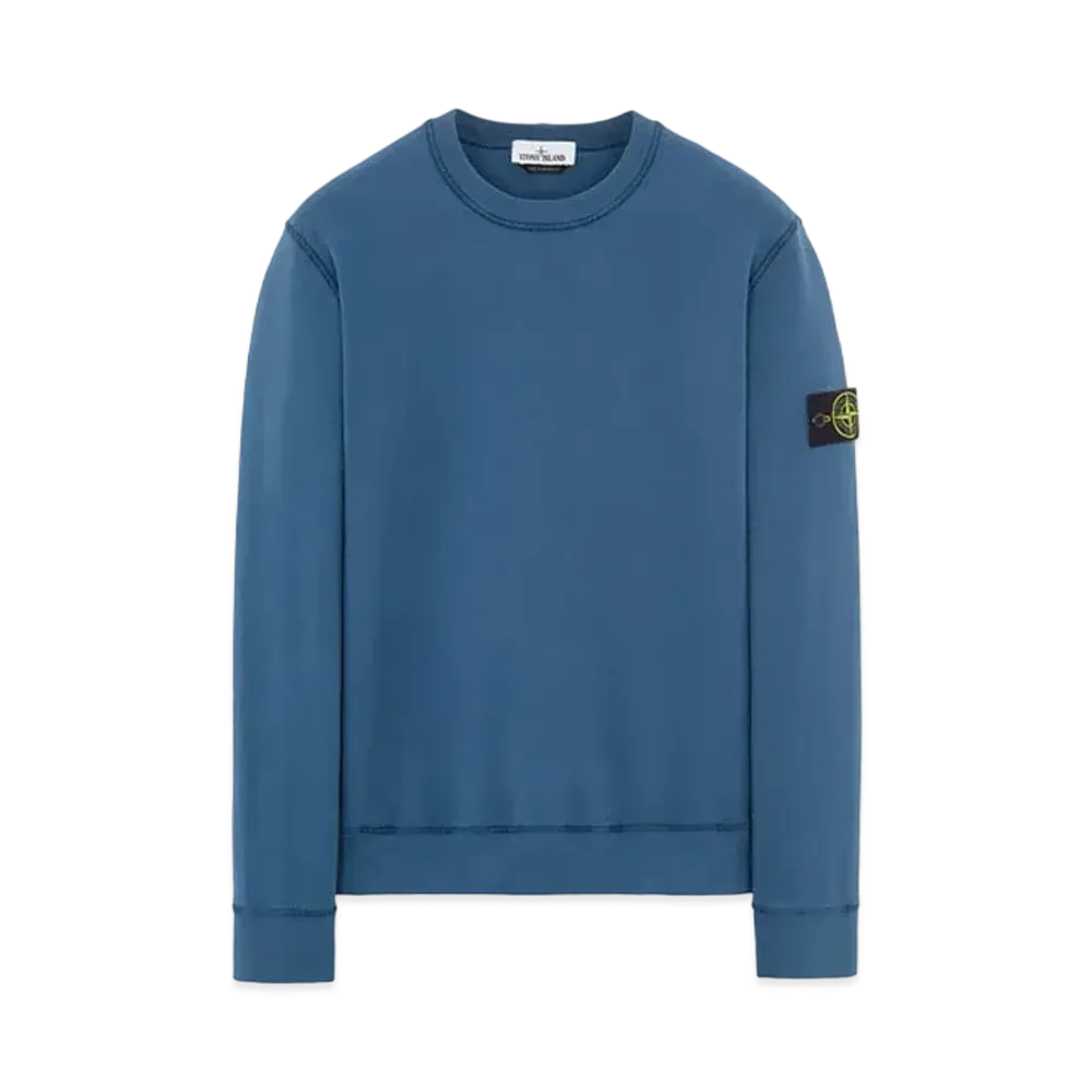 Stone Island 63020 BRUSHED COTTON FLEECE "Teal"