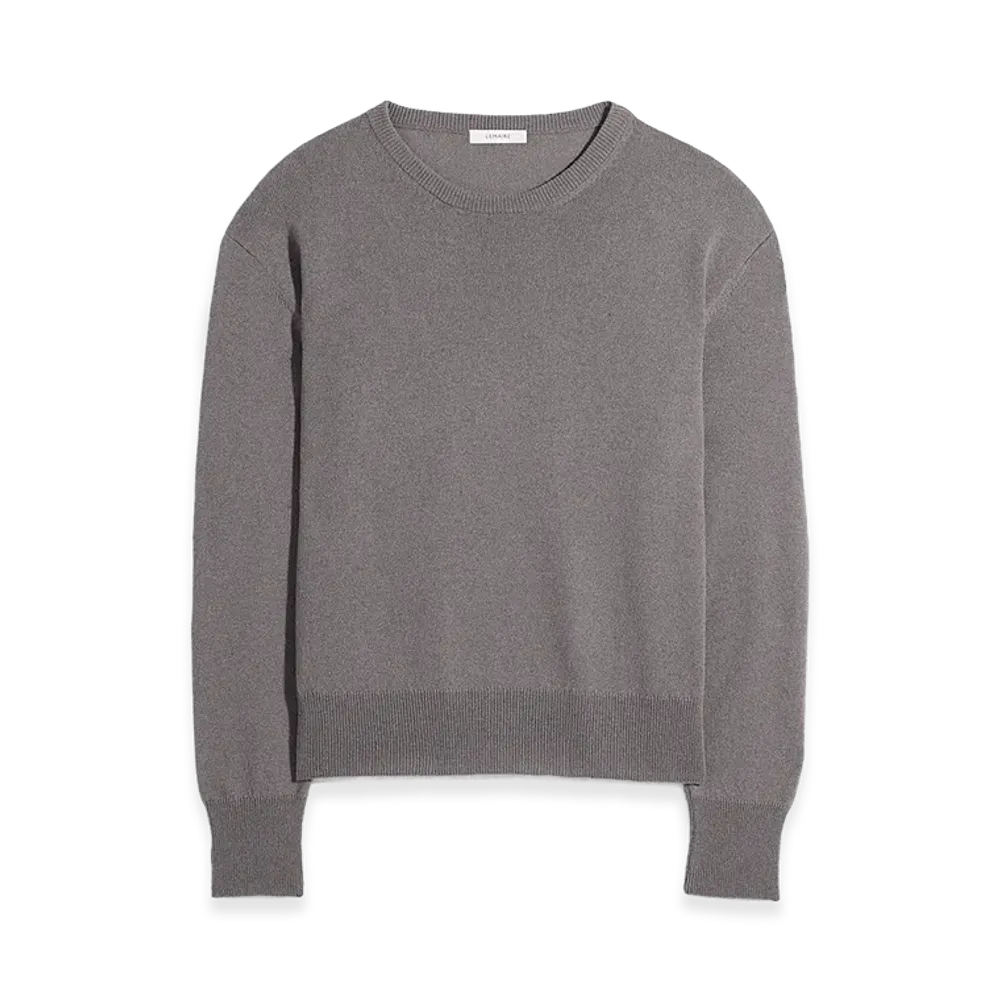 LEMAIRE Cashmere Wool Crewneck Sweater "Wolf"