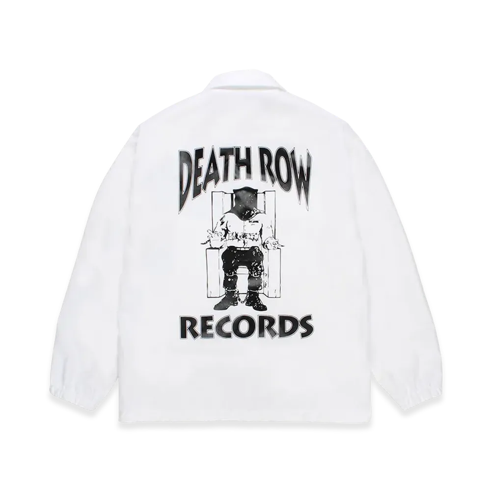 WACKO MARIA Death Row Records / Coach Jacket "White"