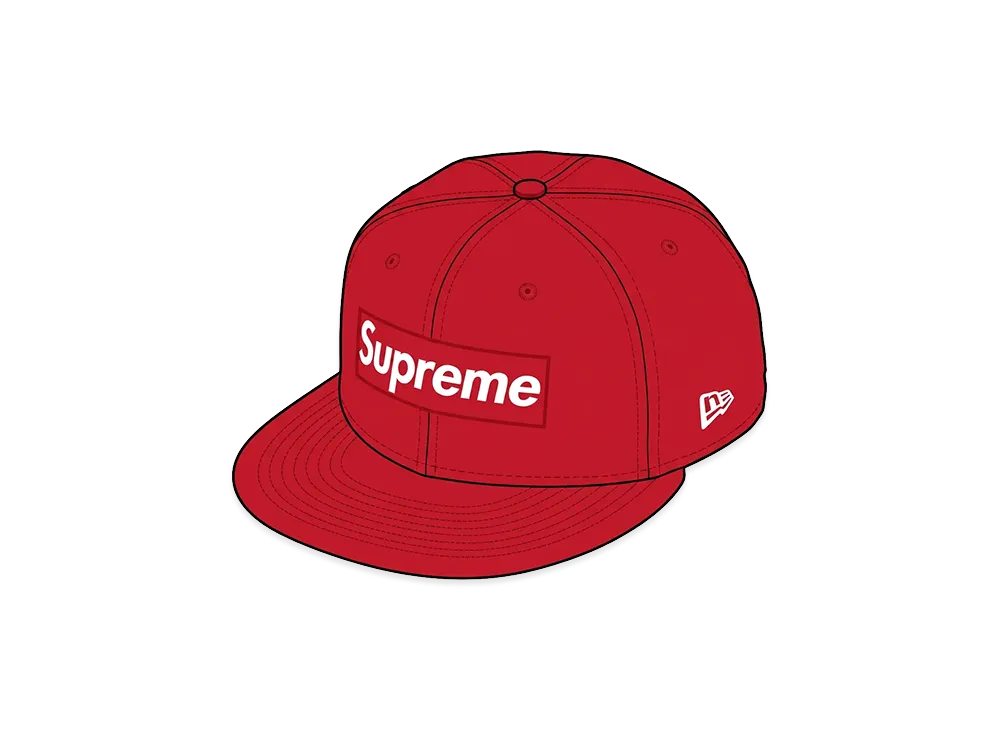 Supreme Rings Box Logo New Era "Red"