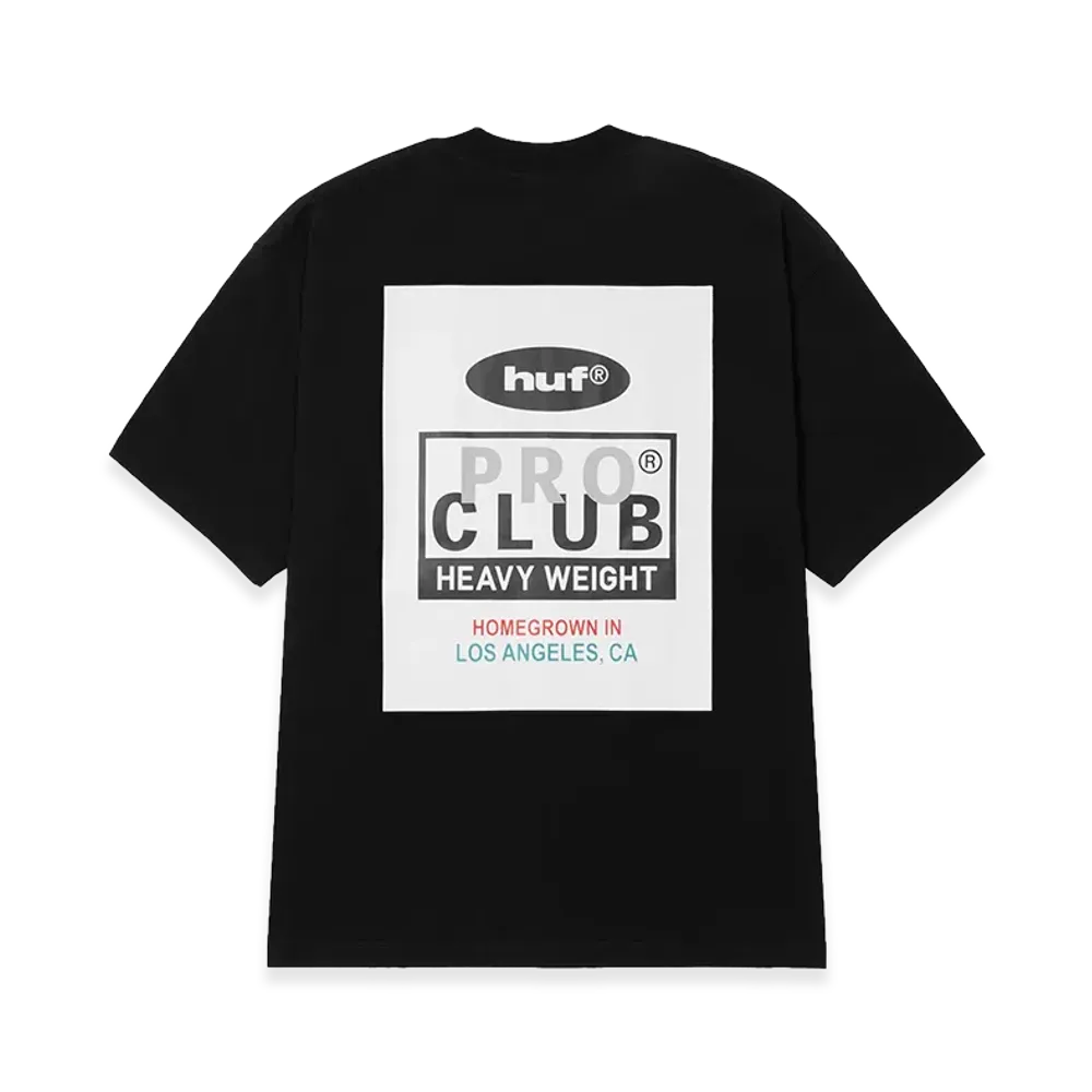 HUF x PROCLUB Heavyweight Tee "Black"