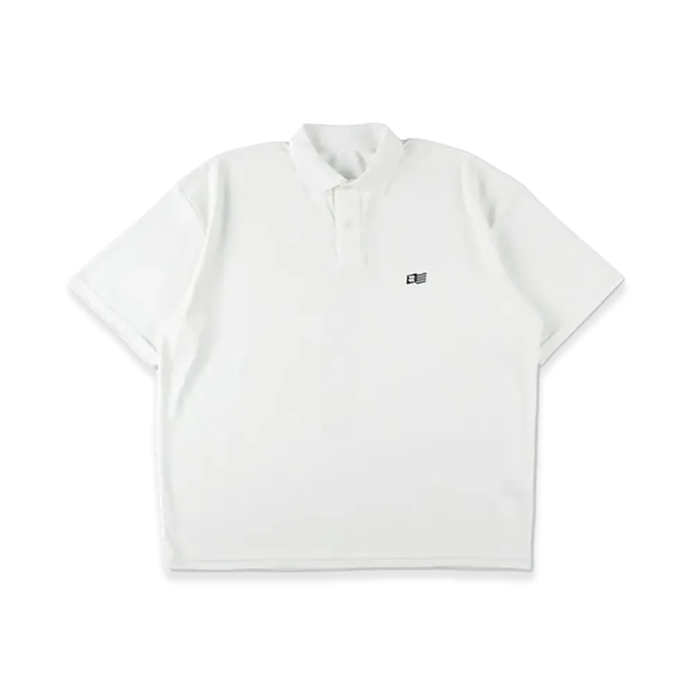 WIND AND SEA Polo Shirt Big Logo S/S Tee "White"