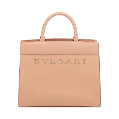 BVLGARI Logo Tote "Beige"