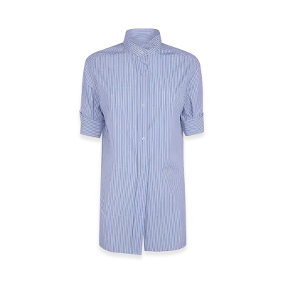 Maison Margiela Women's Snapped Button Short Sleeves Shirt "White"