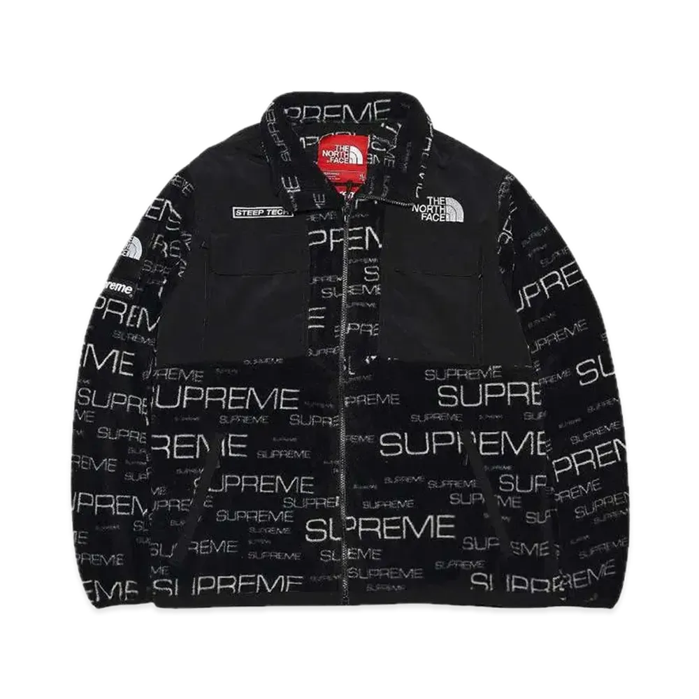 Supreme x The North Face Steep Tech Fleece Jacket "Black"