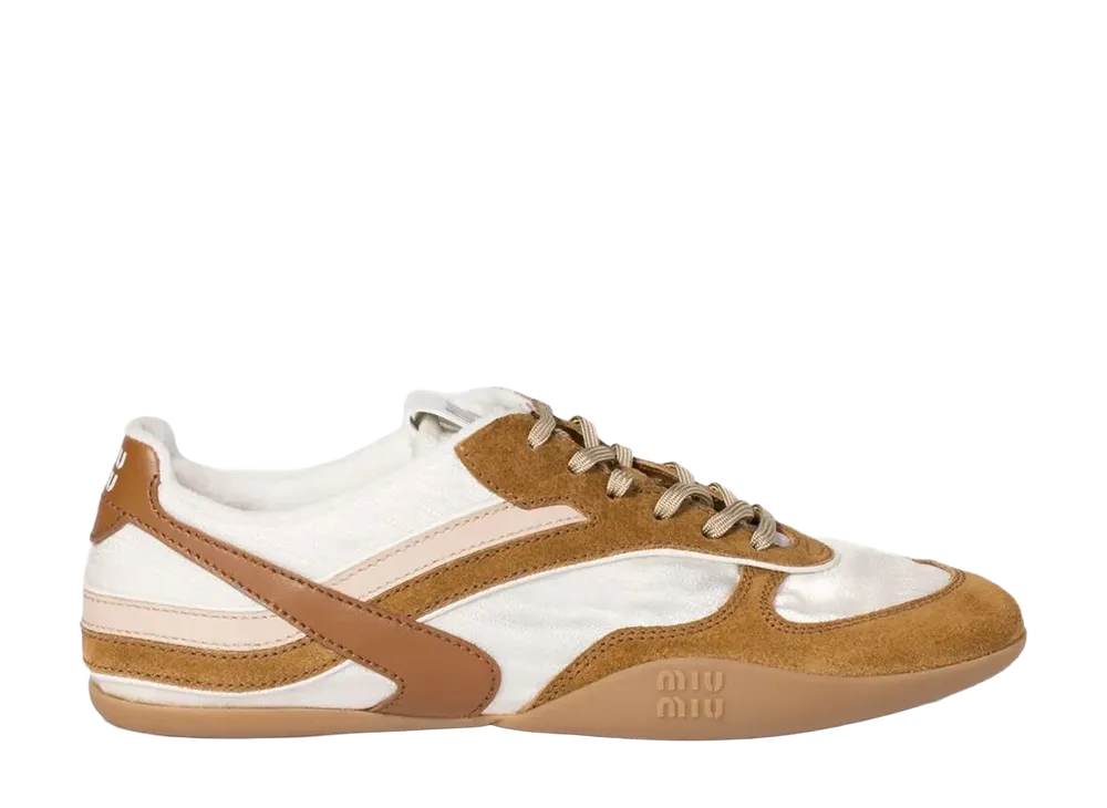 MIU MIU Women's Gymnasium Sneakers "Beige"