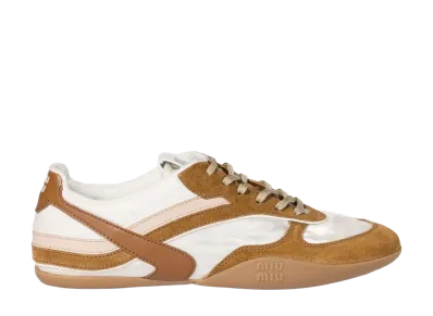 MIU MIU Women's Gymnasium Sneakers "Beige"
