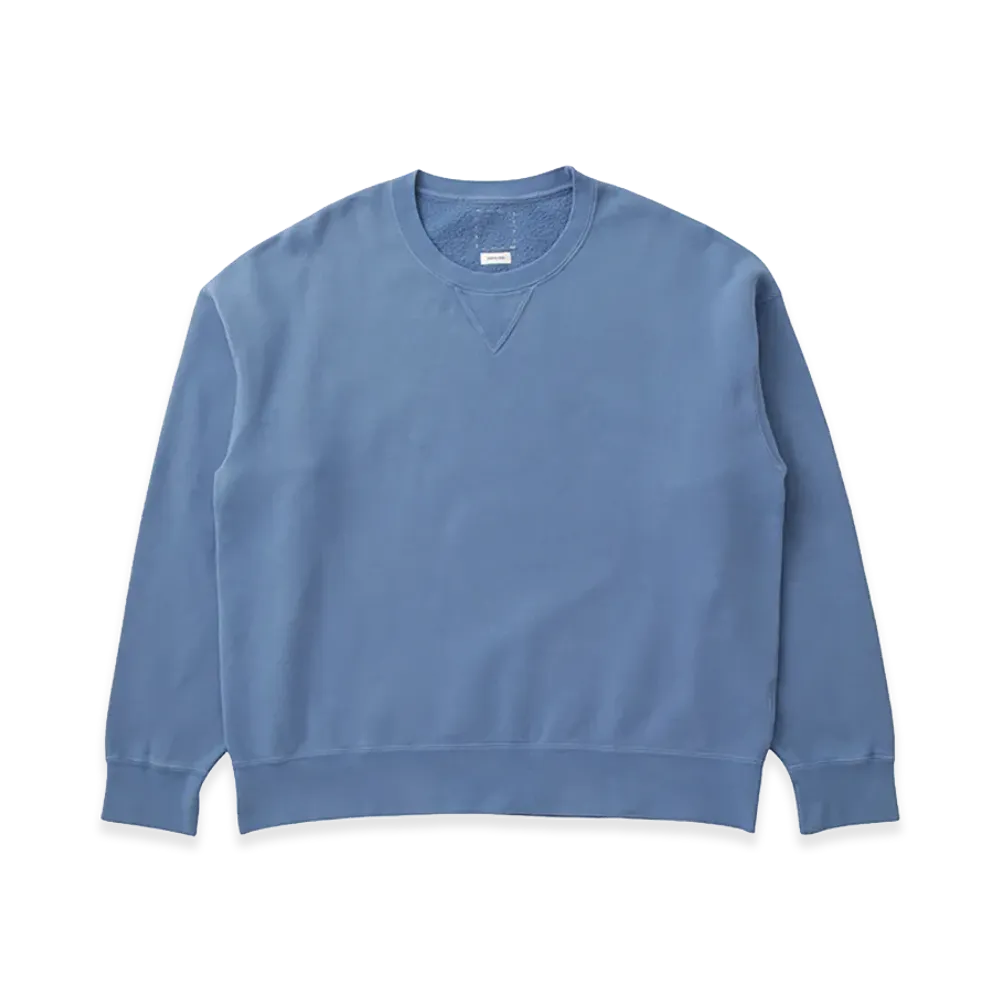 visvim Jumbo SB Sweat L/S DMGD "Blue"