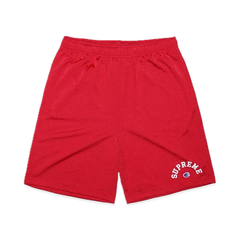 Supreme x Champion Mesh Short "Red"