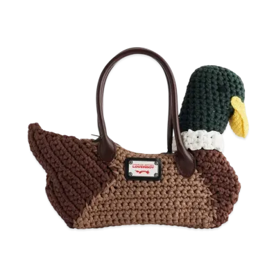 Charles Jeffrey Loverboy Duck Bag "Green"