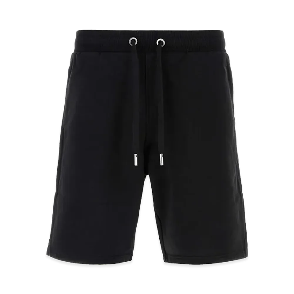 AMI PARIS Cotton Bermuda Shorts "Black"