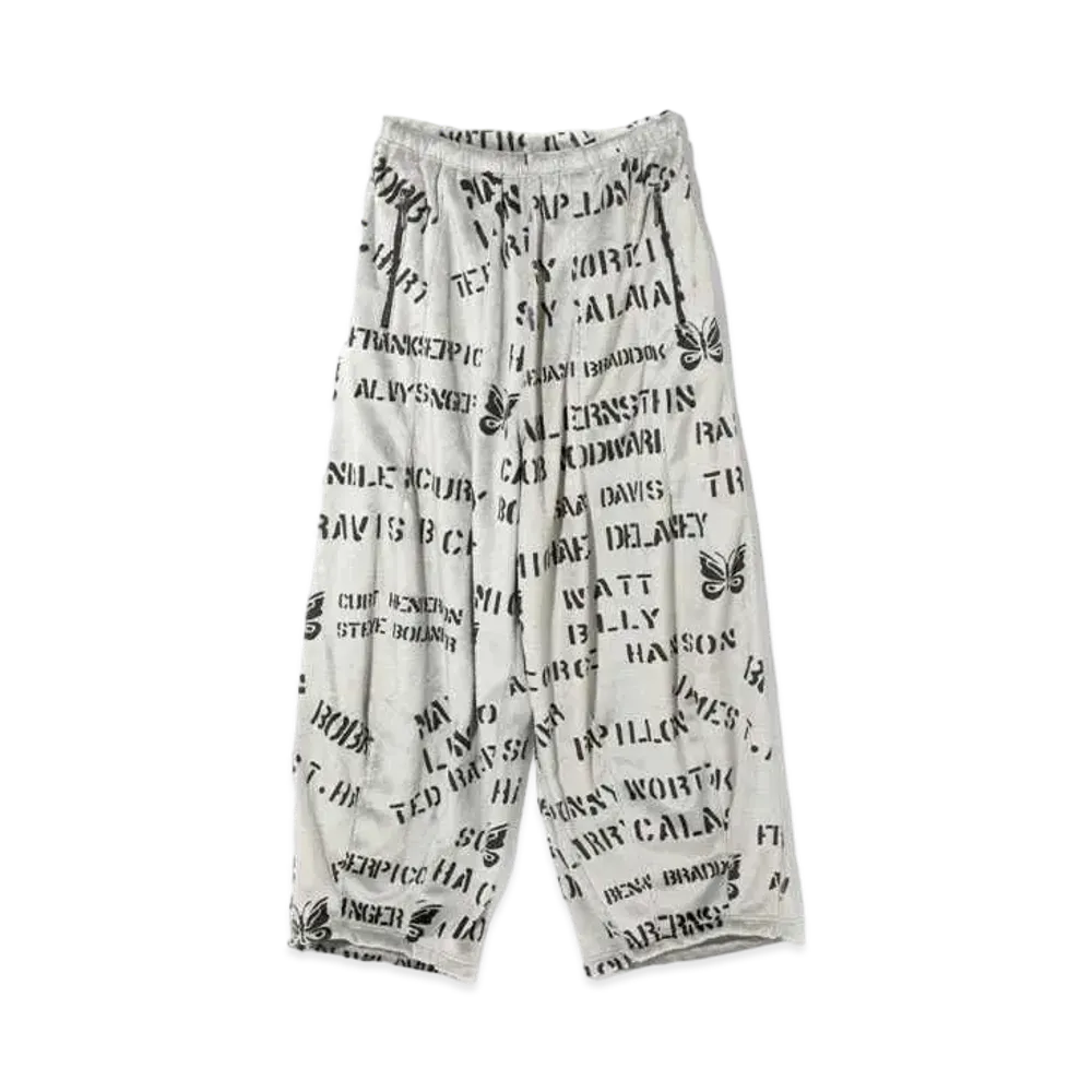 Needles Sportswear Exclusively for Nepenthes Woman H.D. Pant -Micro Fur "Stencil"