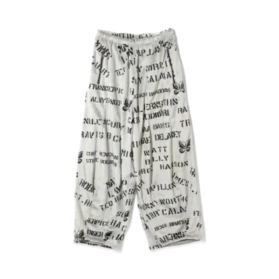 Needles Sportswear Exclusively for Nepenthes Woman H.D. Pant -Micro Fur "Stencil"