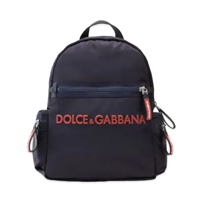 Dolce&Gabbana Shopping Bag Nylon Rabergo Logo "Blue"