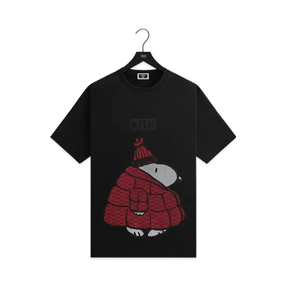 Kith x Peanuts Puffer Vintage Tee "Black"
