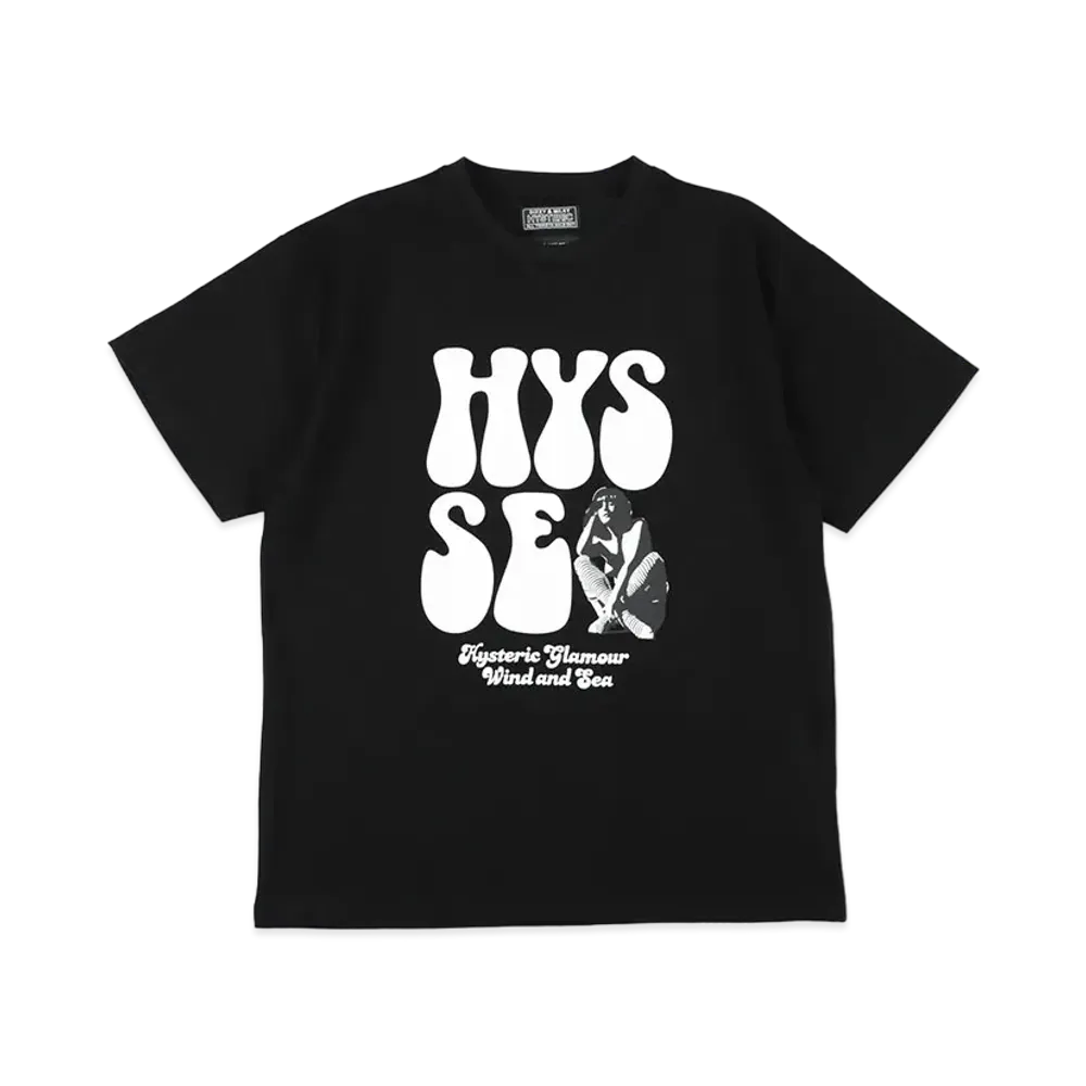 WIND AND SEA x HYSTERIC GLAMOUR S/S T Shirt "Black"
