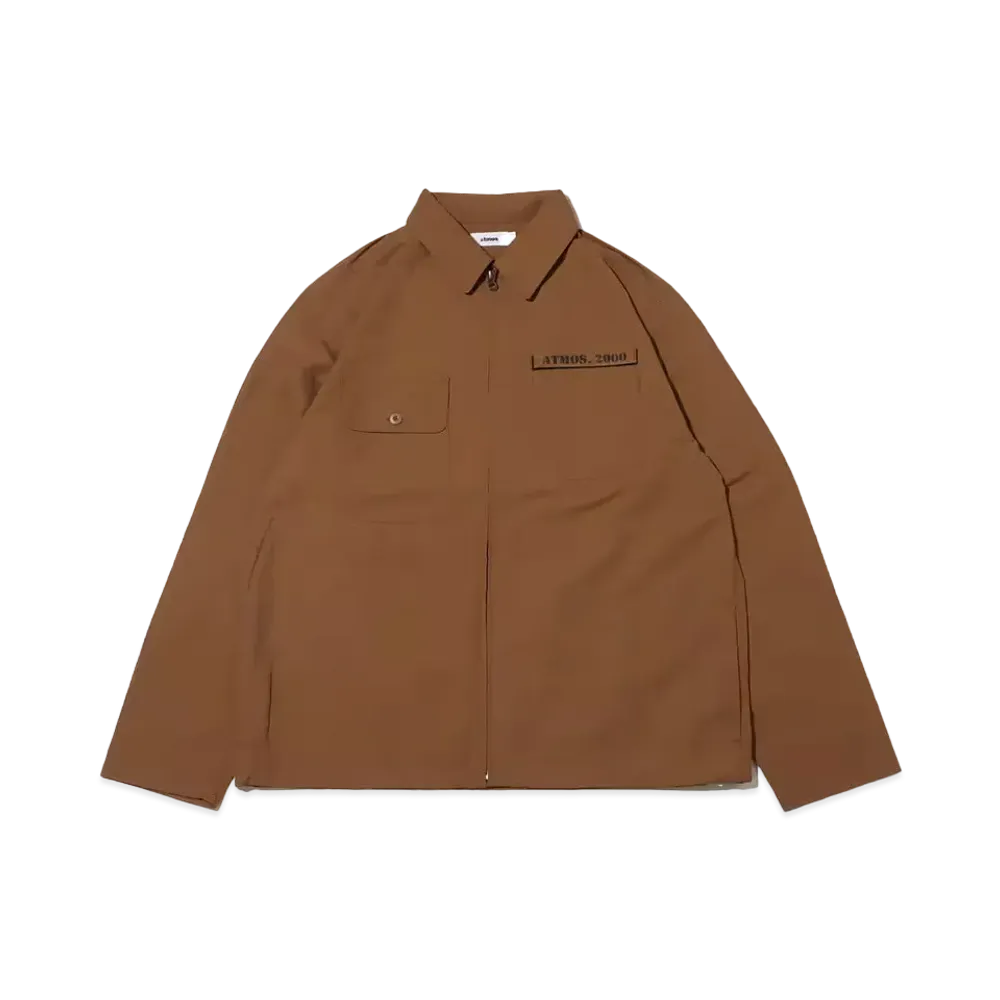 atmos C/N Zipper Field Shirt Jacket "Beige"