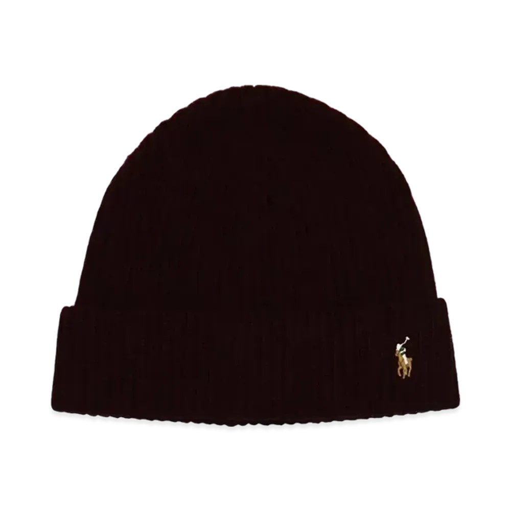 Polo Ralph Lauren Signature Cuff Hat "Burgundy"