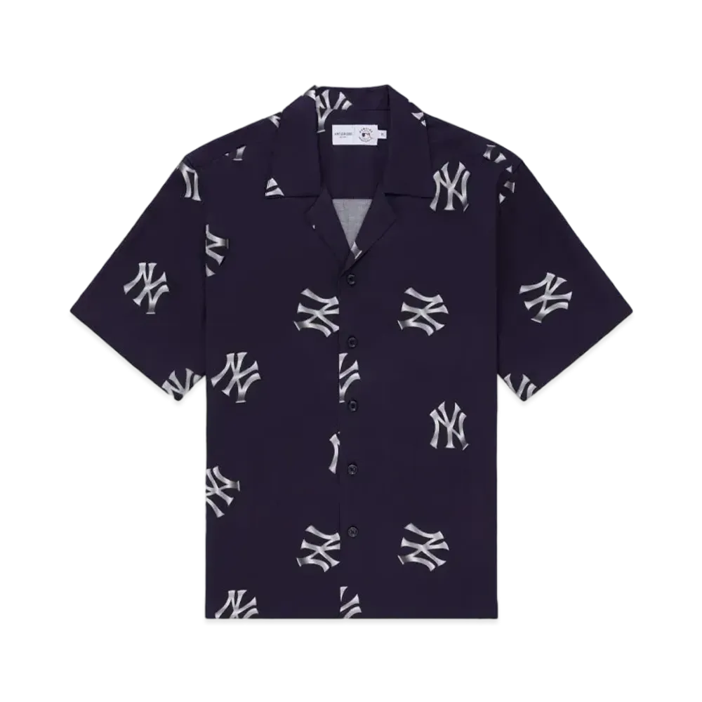Aime Leon Dore Yankees Leisure Shirt "Navy"