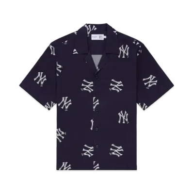 Aime Leon Dore Yankees Leisure Shirt "Navy"