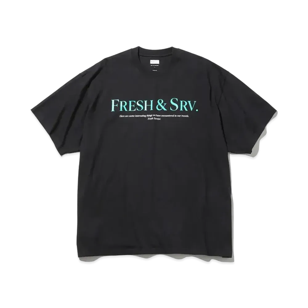 FreshService Corporate Printed S/S Tee "Fresh SRV" "Black"