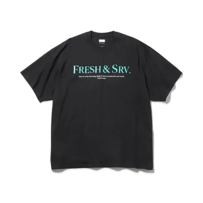 FreshService Corporate Printed S/S Tee "Fresh SRV" "Black"