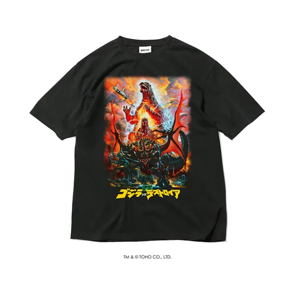 GODZILLA | HOMEGAME \ 1995 ゴジラVSデストロイア TEE BLACK
