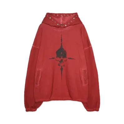 THUG CLUB Peace Stud Hoodie "RED"