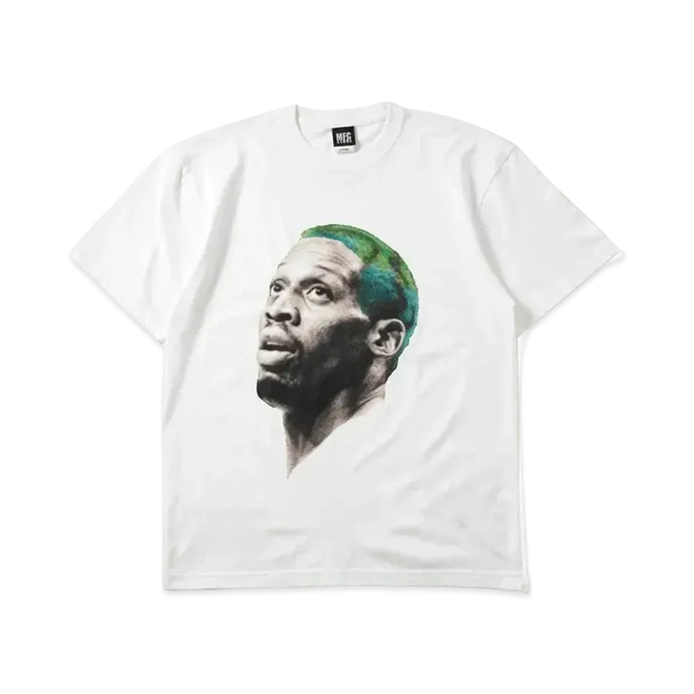 MFC STORE x DENNIS RODMAN x Victory DNA "Dennis Rodman" Tee "White/Green"