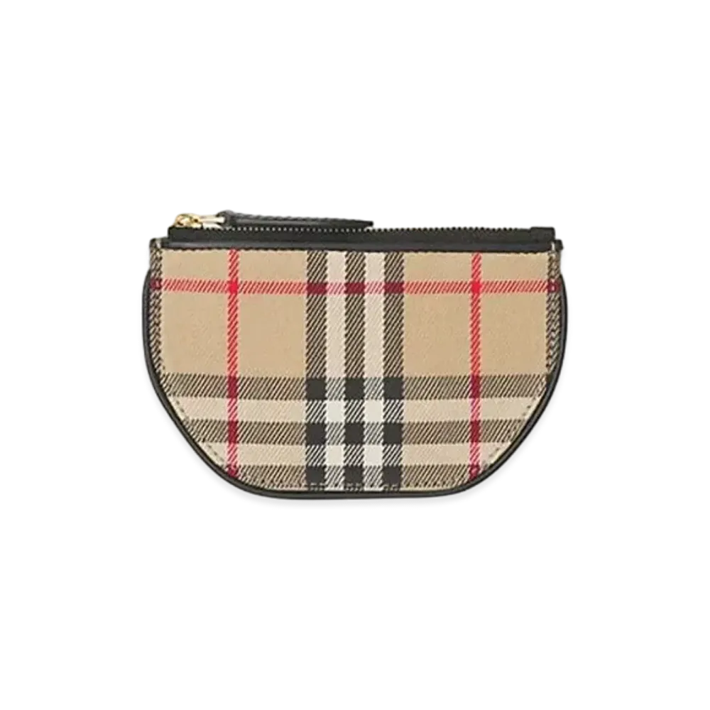 Burberry Medium Vintage Check Cotton Olympia Pouch Online Exclusive "Archive Beige"