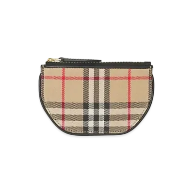 Burberry Medium Vintage Check Cotton Olympia Pouch Online Exclusive "Archive Beige"