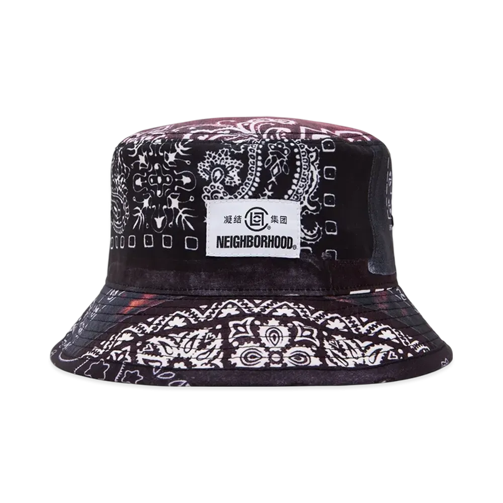 NEIGHBORHOOD x CLOT Bucket Hat "Black"