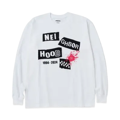 NEIGHBORHOOD NH . Tee LS-10 "White"