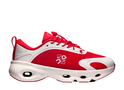 LOEWE × On Women's Cloudsolo "Red/Eggshell"