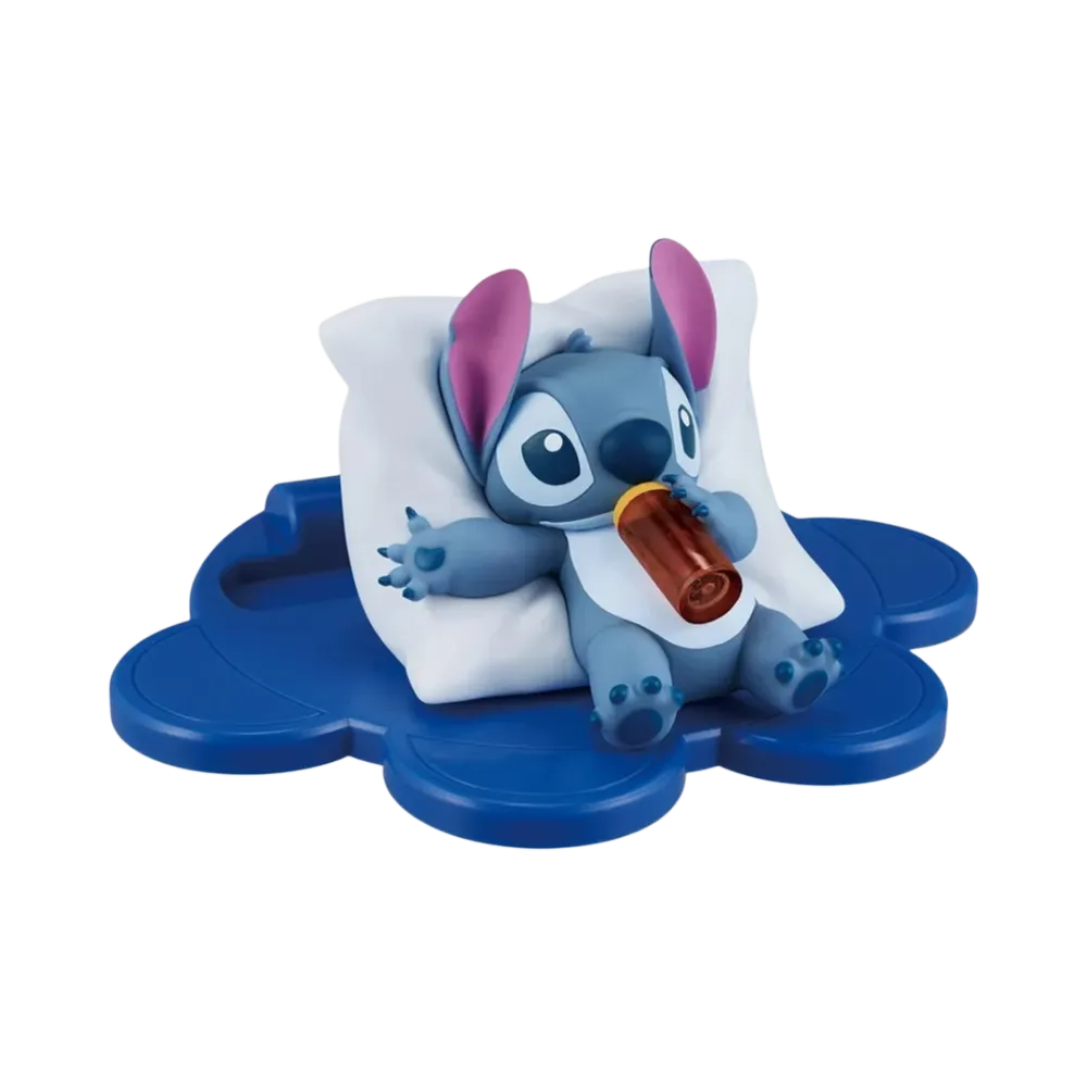BANDAI "Ichiban Kuji" -Stitch Every day with you!- C Prize Let's take a break together! Smartphone stand