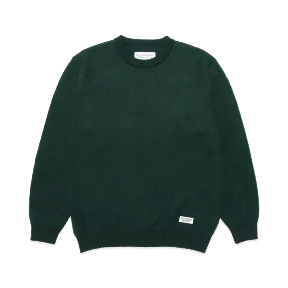 WACKO MARIA MOHAIR KNIT SWEATER "Green"