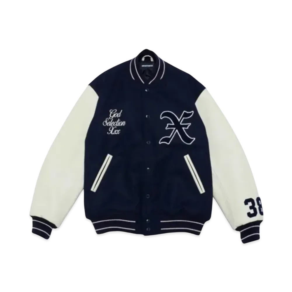 GOD SELECTION XXX Varisity Jacket GX-A25-JK-05 "Navy"