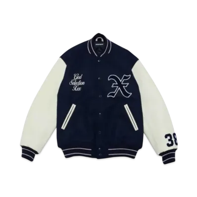 GOD SELECTION XXX Varisity Jacket GX-A25-JK-05 "Navy"