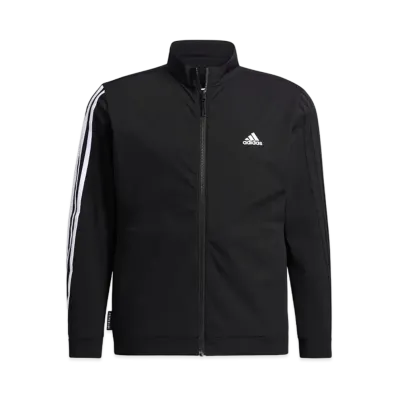 ADIDAS PRIME BLUE 3-STRIPES LONG SLEEVE STRETCH TRACK JACKET "Black"