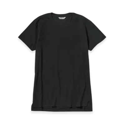 AURALEE Seamless Crewneck T-Shirt "Black"