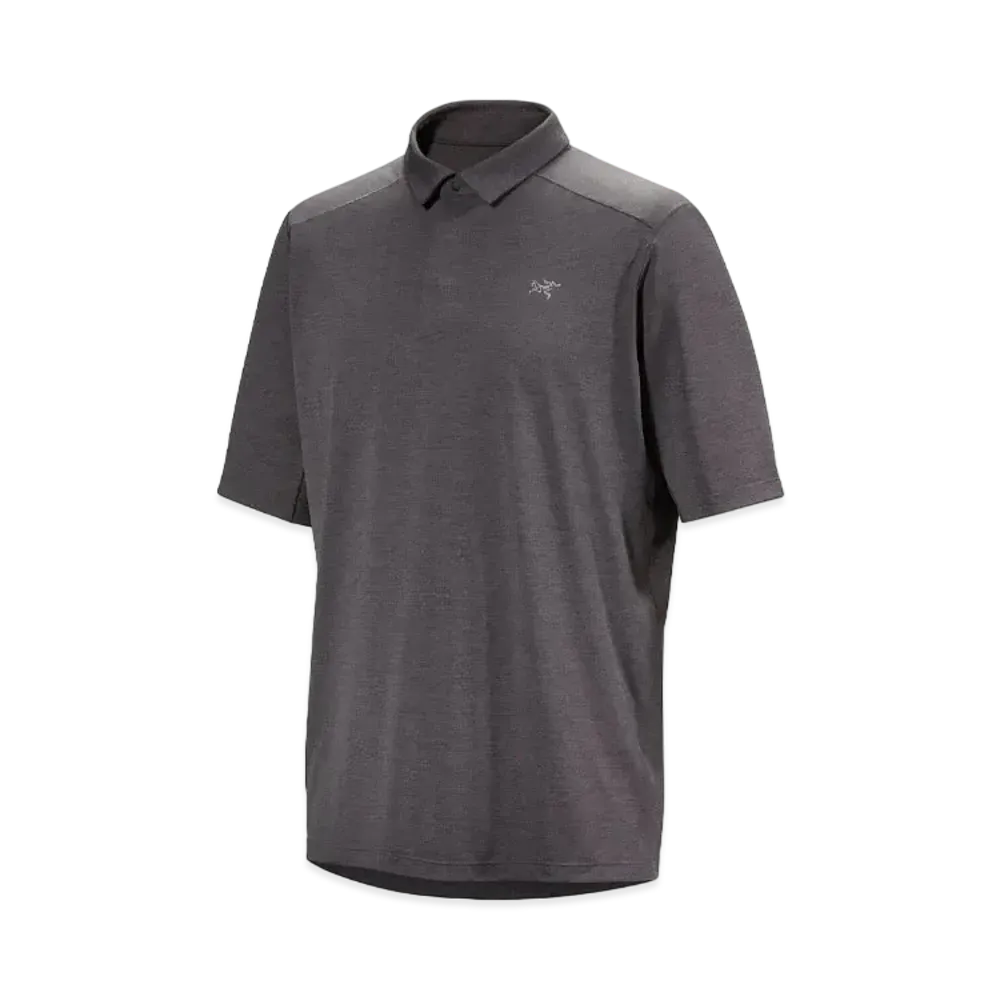 ARC'TERYX Cormac Polo Short Sleeve Men's "Black Heather"