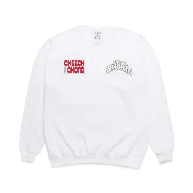WACKO MARIA STILL SMOKIN' / SWEAT SHIRT #3 "White"