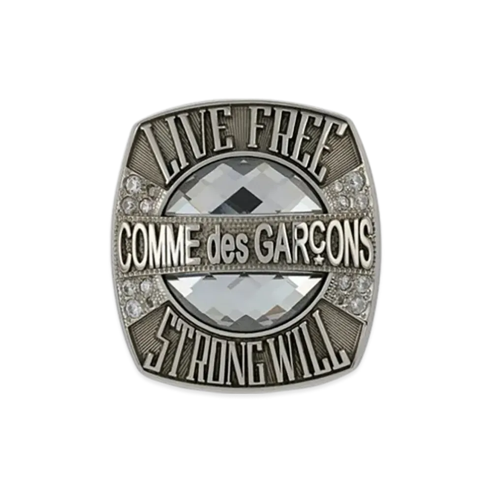 COMME des GARCONS Champion Ring "Silver/White"