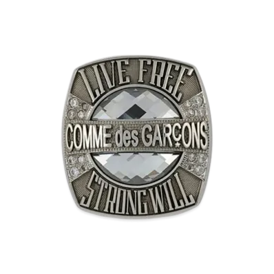 COMME des GARCONS Champion Ring "Silver/White"